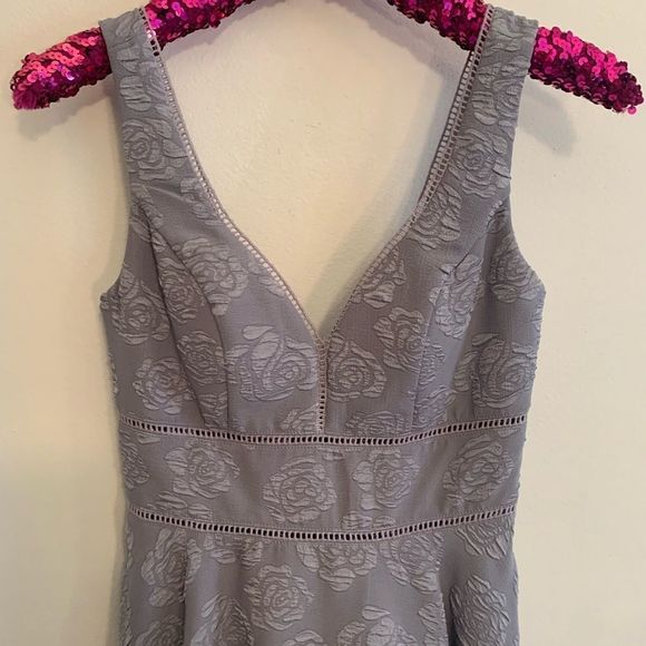 [Jodi Kristopher] Gray Textured Dress - Size 3 - Picture 2 of 5